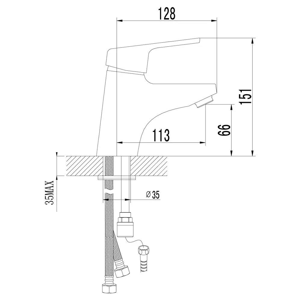 Фото 3 Смеситель для раковины lemark Luna LM4116C Фото 3 Смеситель для раковины lemark Luna LM4116C