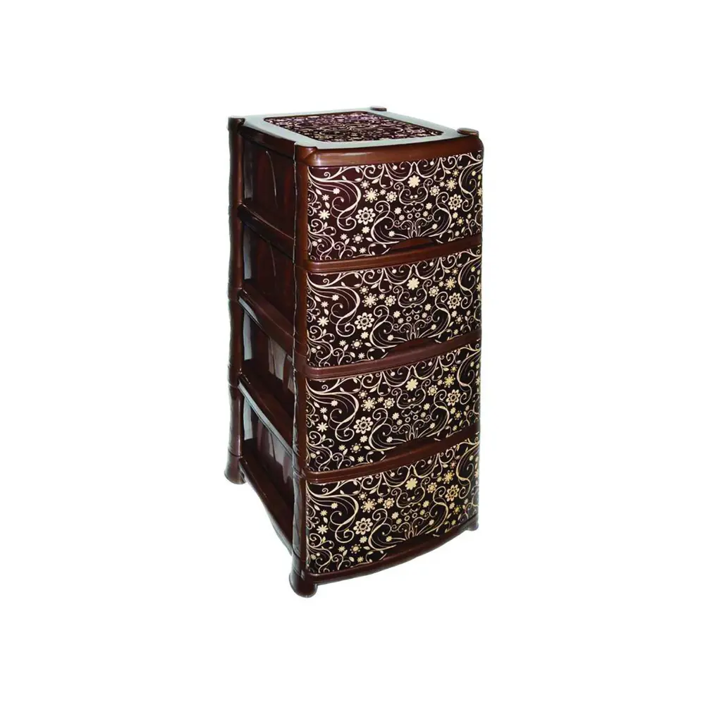 Фото Комод Violet 39x95x47 см 4 ящика пластик цвет бежевый 204905 Фото Комод Violet 39x95x47 см 4 ящика пластик цвет бежевый 204905