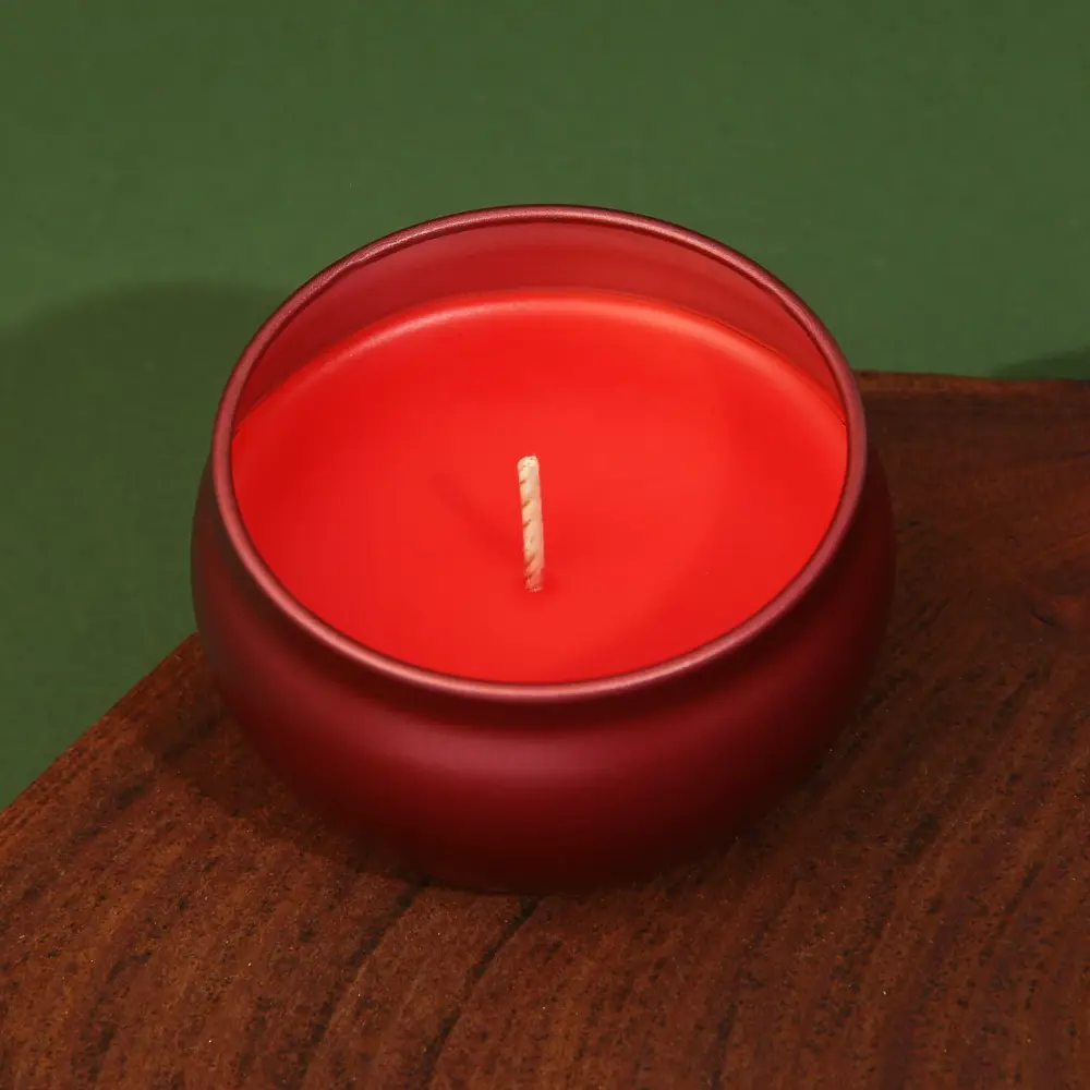 Фото 4 Свеча в банке «Время чудес» аромат малина, 6x6x4 см Фото 4 Свеча в банке «Время чудес» аромат малина, 6x6x4 см