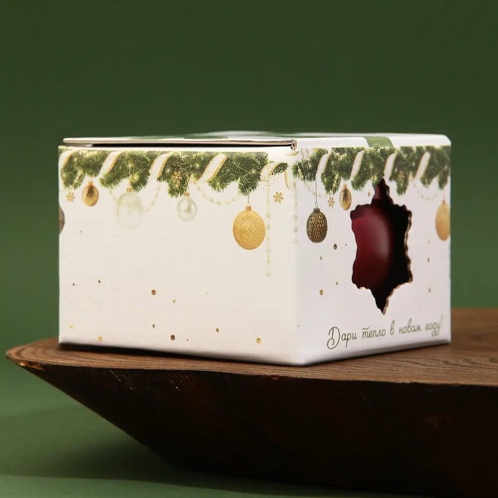 Фото 7 Свеча в банке «Время чудес» аромат малина, 6x6x4 см Фото 7 Свеча в банке «Время чудес» аромат малина, 6x6x4 см