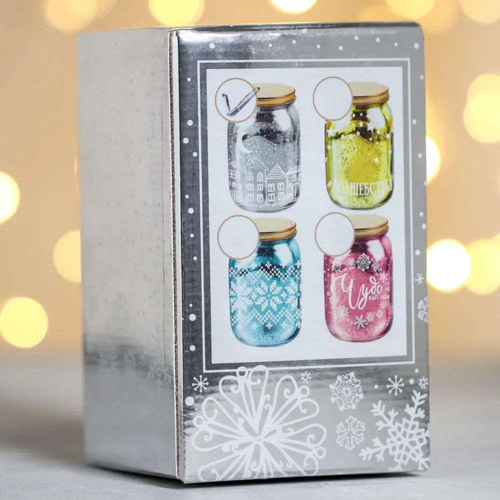 Фото 6 Свеча интерьерная «Волшебство вокруг» аромат ваниль, 8x8x13 см Фото 6 Свеча интерьерная «Волшебство вокруг» аромат ваниль, 8x8x13 см