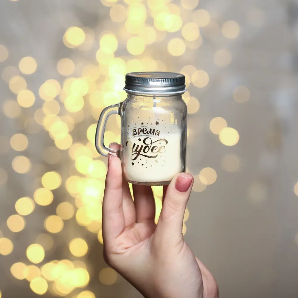 Фото 5 Свеча в банке «Время волшебства» аромат ваниль, 7x5x8.5 см