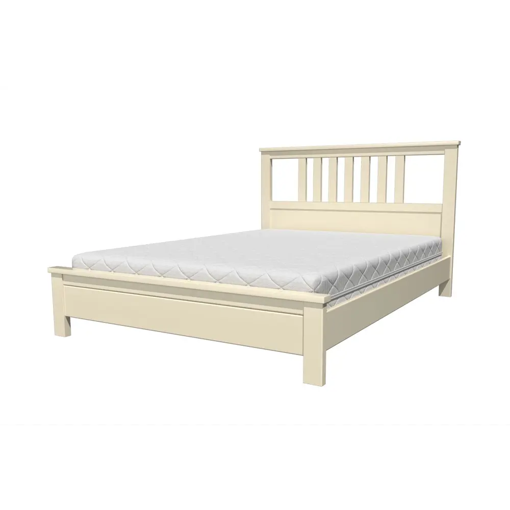 Фото Кровать Лаура 152.5x104.5x211 см цвет слоновая кость Фото Кровать Лаура 152.5x104.5x211 см цвет слоновая кость