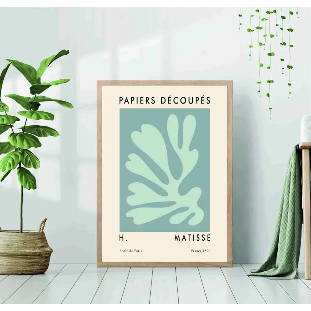 Фото Постер 28 картин "Анри матисс абстракция рисунок голубое растение на синем фоне" 50x40 см, в подарочном тубусе без рамы Фото Постер 28 картин "Анри матисс абстракция рисунок голубое растение на синем фоне" 50x40 см, в подарочном тубусе без рамы