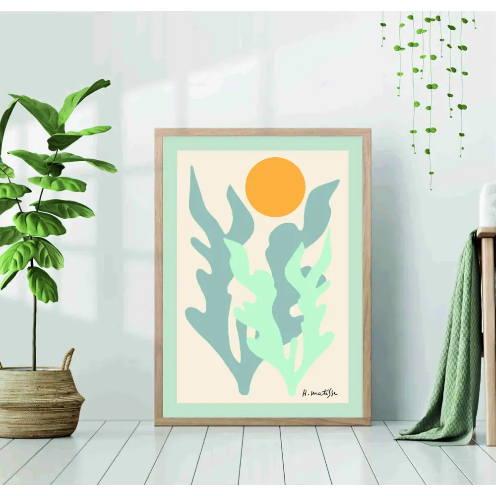 Фото Постер 28 картин "Анри матисс рисунок голубое растение и солнце" 50x40 см, в подарочном тубусе без рамы Фото Постер 28 картин "Анри матисс рисунок голубое растение и солнце" 50x40 см, в подарочном тубусе без рамы