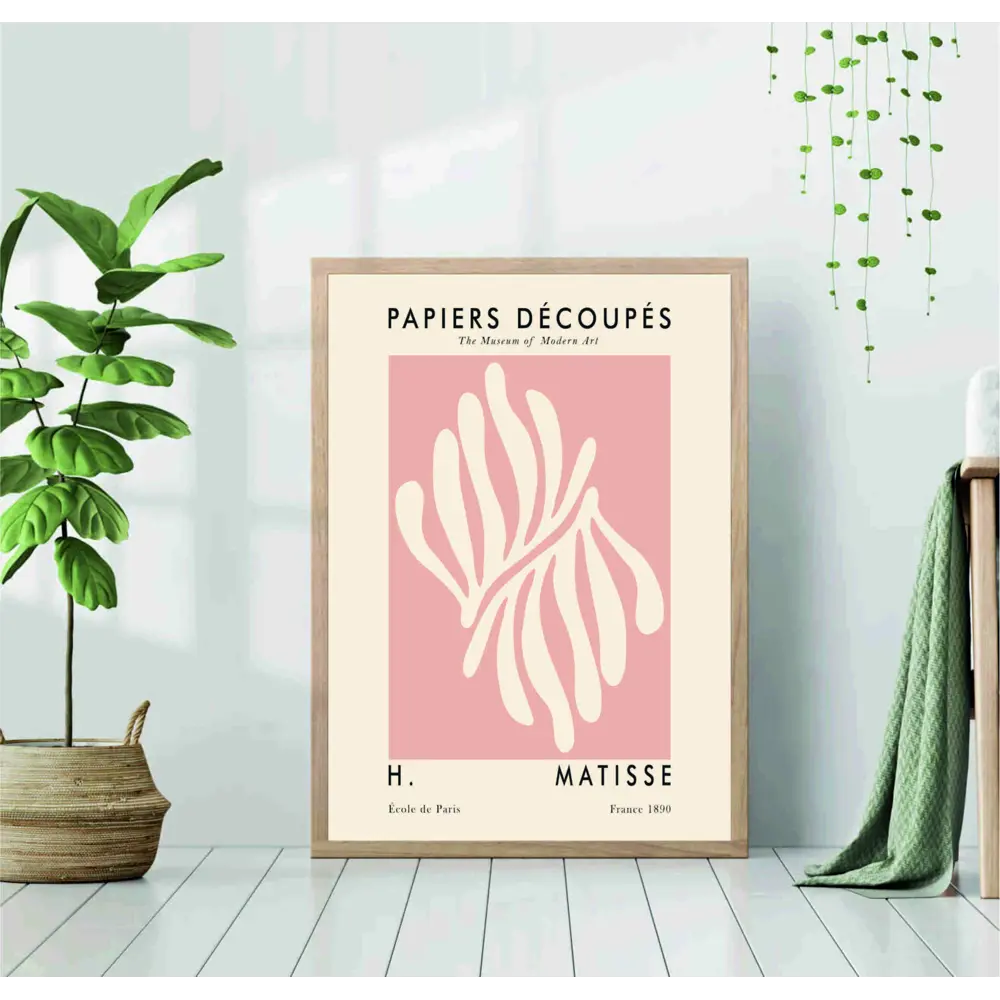 Фото Постер 28 картин "Анри матисс абстракция рисунок белое растение на розовом" 70x50 см, в подарочном тубусе без рамы Фото Постер 28 картин "Анри матисс абстракция рисунок белое растение на розовом" 70x50 см, в подарочном тубусе без рамы