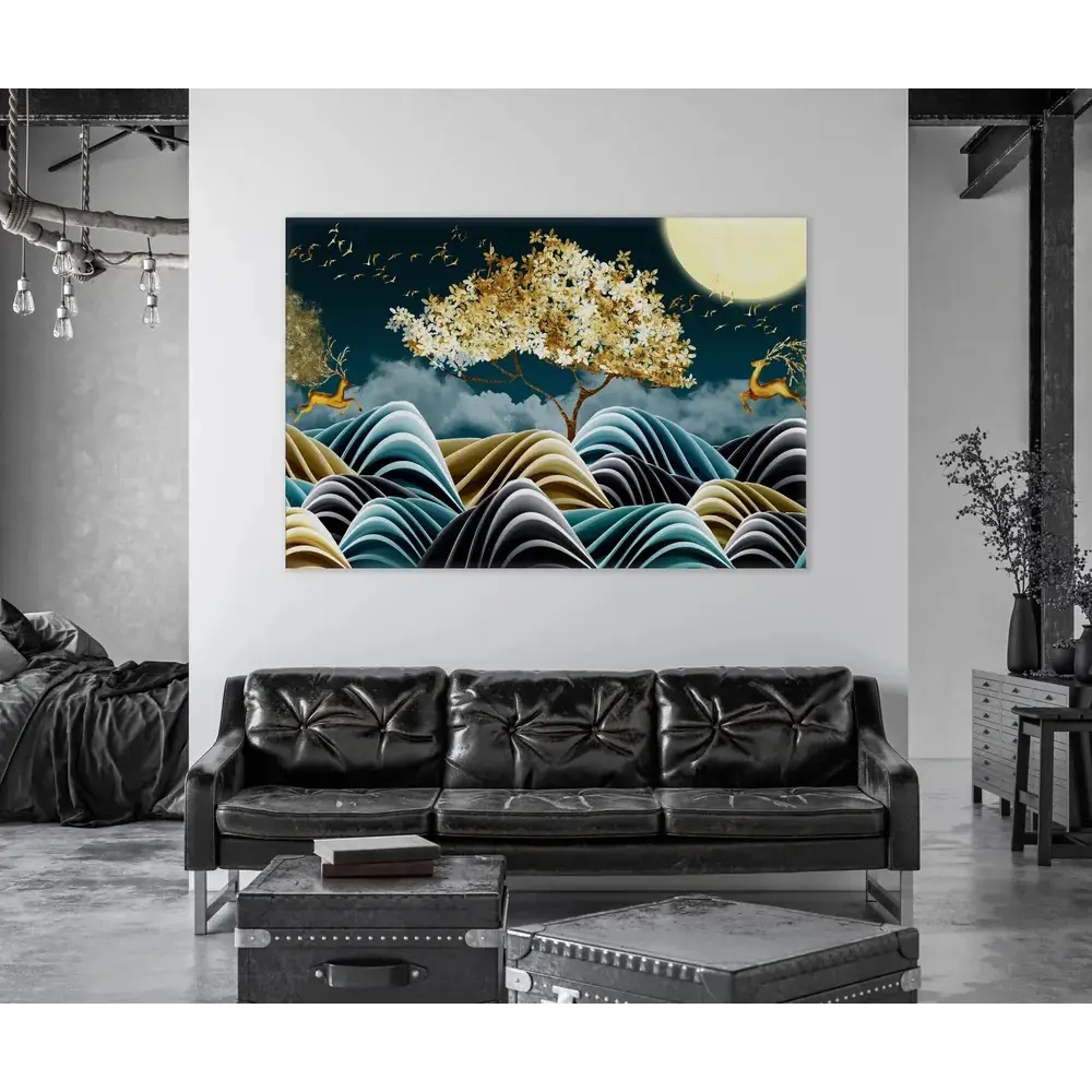 Фото Картина без обрамления Art debut gallery "Дюны осень" 50x80 см