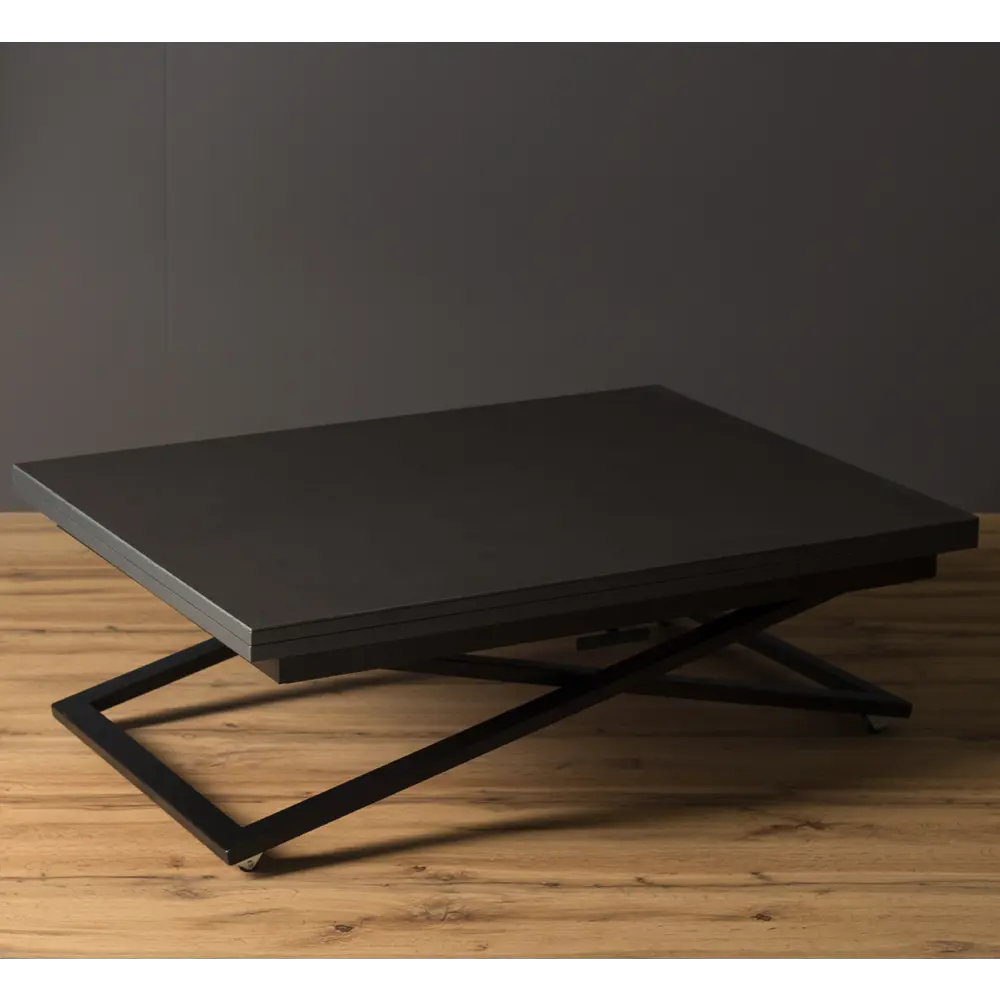 Фото Стол прямоугольный Levmar Compact 70x100 см керамогранит цвет антрацит/черный Фото Стол прямоугольный Levmar Compact 70x100 см керамогранит цвет антрацит/черный