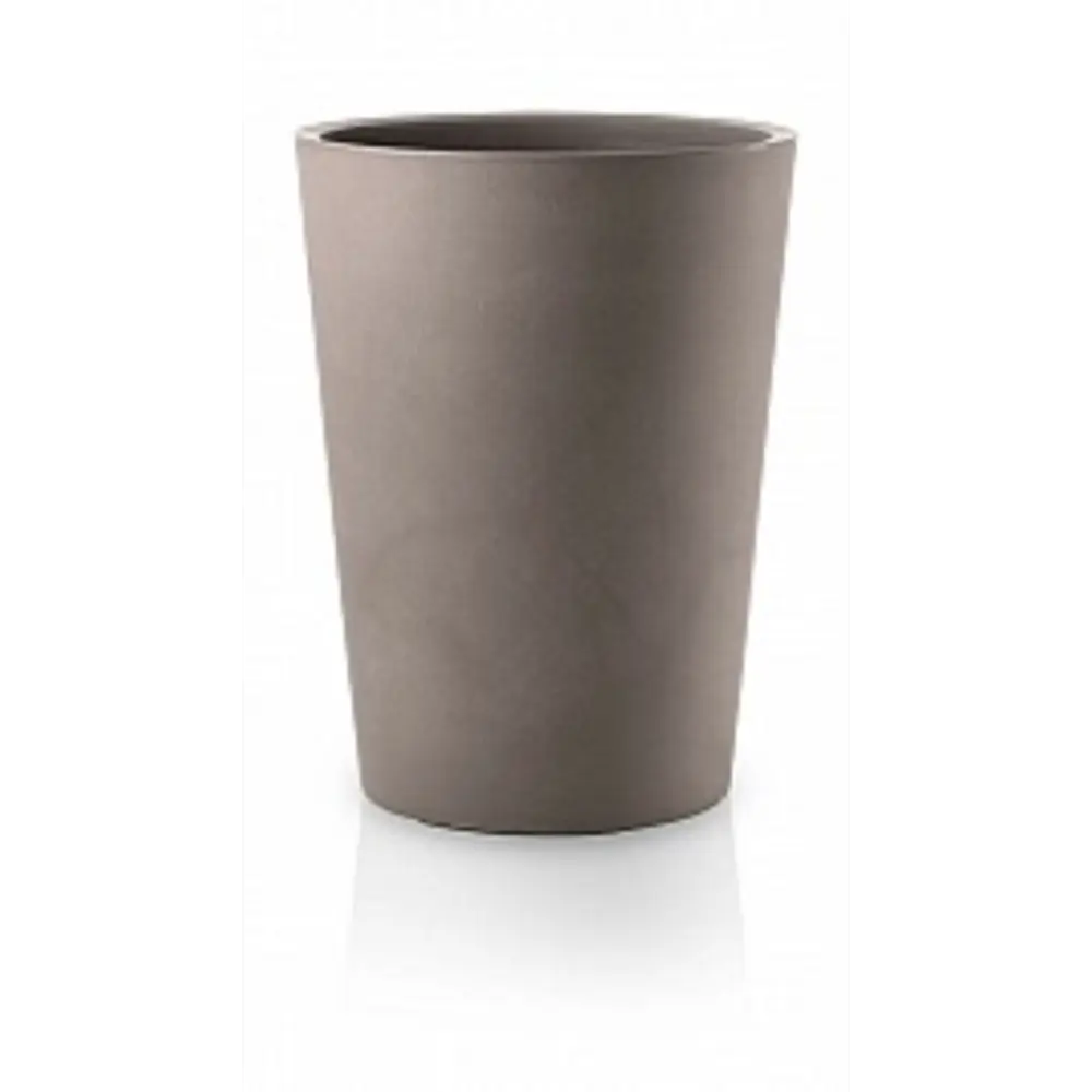 Фото Горшок цветочный 11465065201 Teraplast 49 см 94 л пластик серо-коричневый