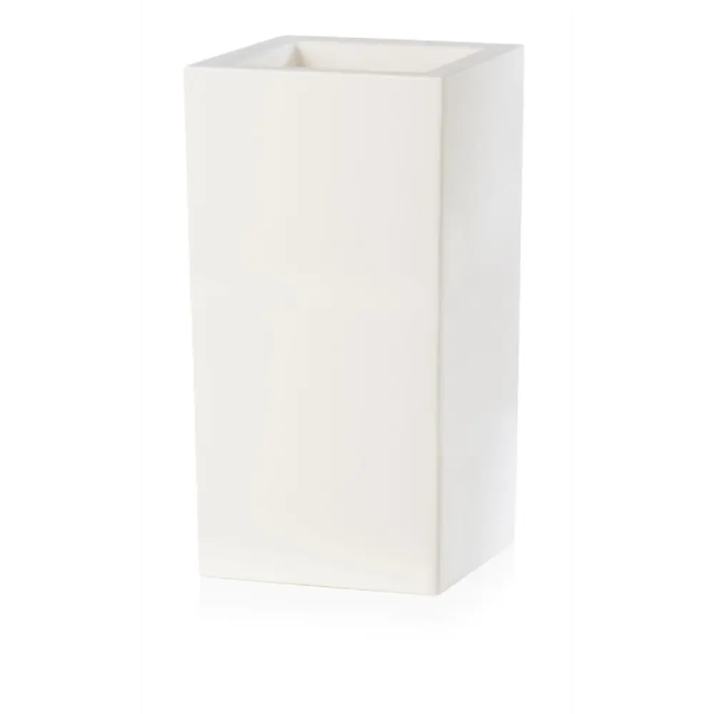 Фото Кашпо 11426080043 Teraplast 80 см 31 л пластик белый