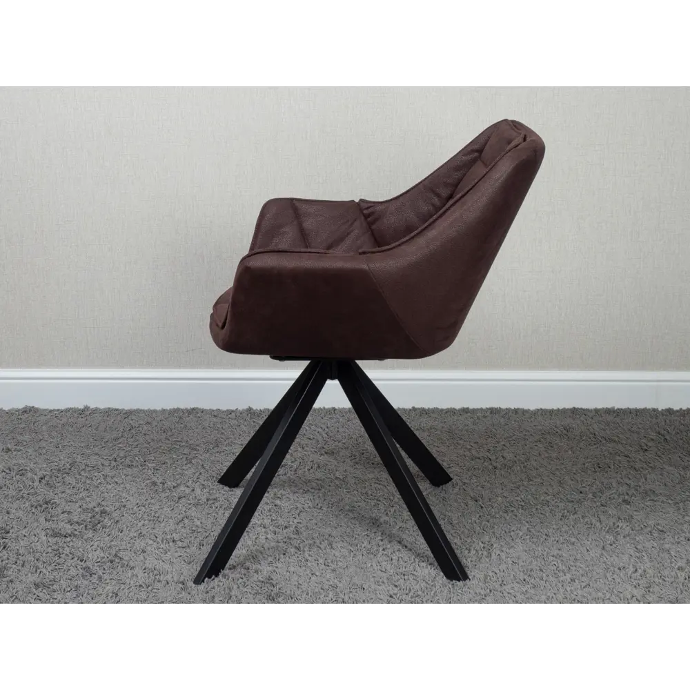 Фото 4 Стул Levmar orion chocolate 90x44x59 см ткань цвет коричневый Фото 4 Стул Levmar orion chocolate 90x44x59 см ткань цвет коричневый
