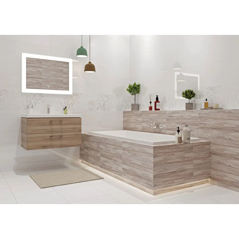 Фото 4 Глазурованный керамогранит Cersanit Palitra 42x42 см 1.58 м² матовый цвет белый Фото 4 Глазурованный керамогранит Cersanit Palitra 42x42 см 1.58 м² матовый цвет белый