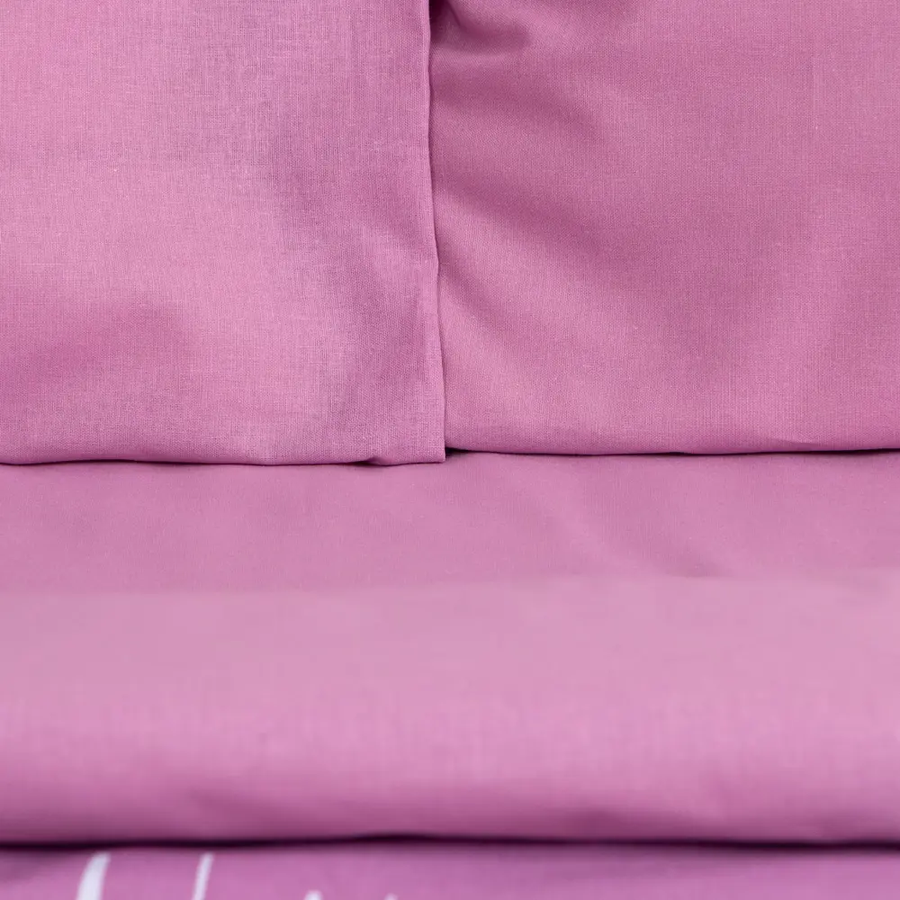 Фото 3 Комплект постельного белья Этель 7674471, евро, поплин, цвет фиолетовый
