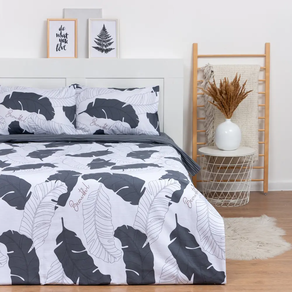 Фото Комплект постельного белья LoveLife 9082474, полутораспальный, сатин, цвет белый Фото Комплект постельного белья LoveLife 9082474, полутораспальный, сатин, цвет белый