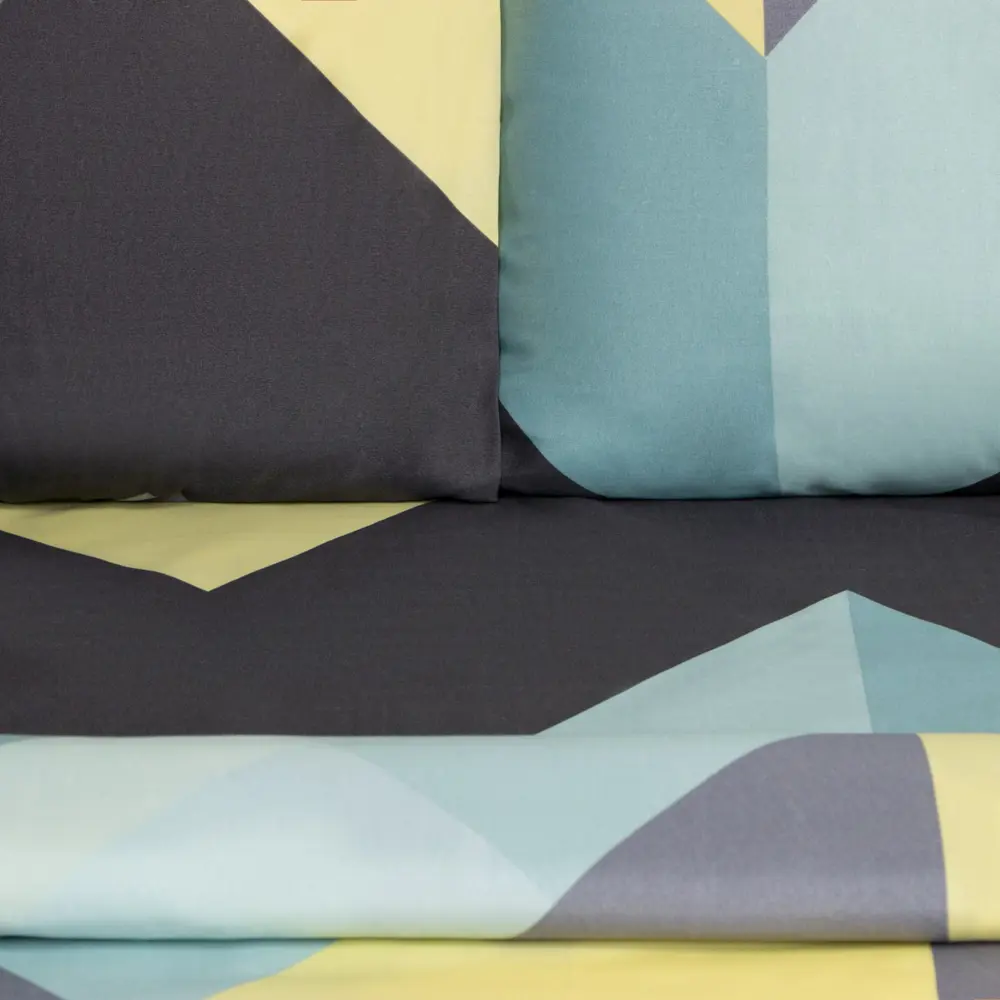 Фото 2 Комплект постельного белья Экономь и Я 7863315, двуспальный, микрофибра, цвет жёлтый/золотой