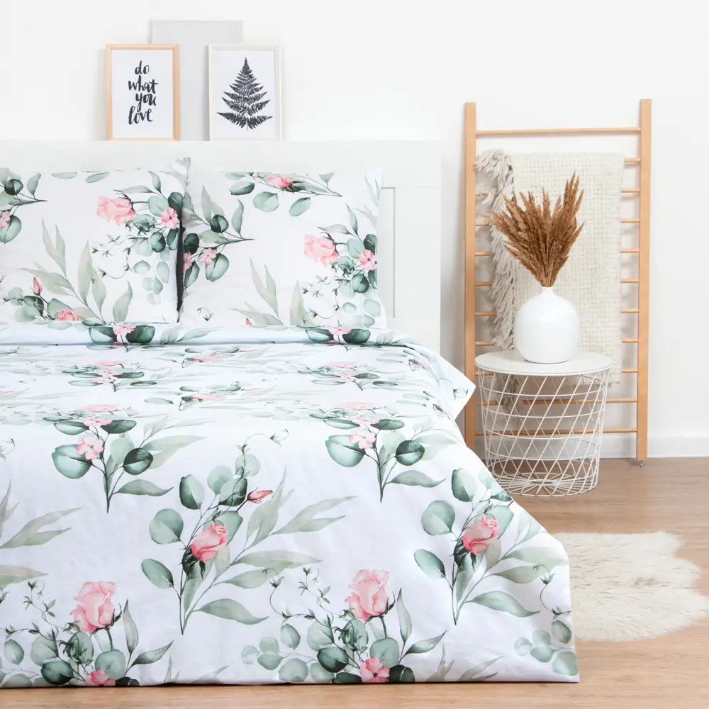 Фото Комплект постельного белья LoveLife 9035708, полутораспальный, поплин, цвет белый Фото Комплект постельного белья LoveLife 9035708, полутораспальный, поплин, цвет белый