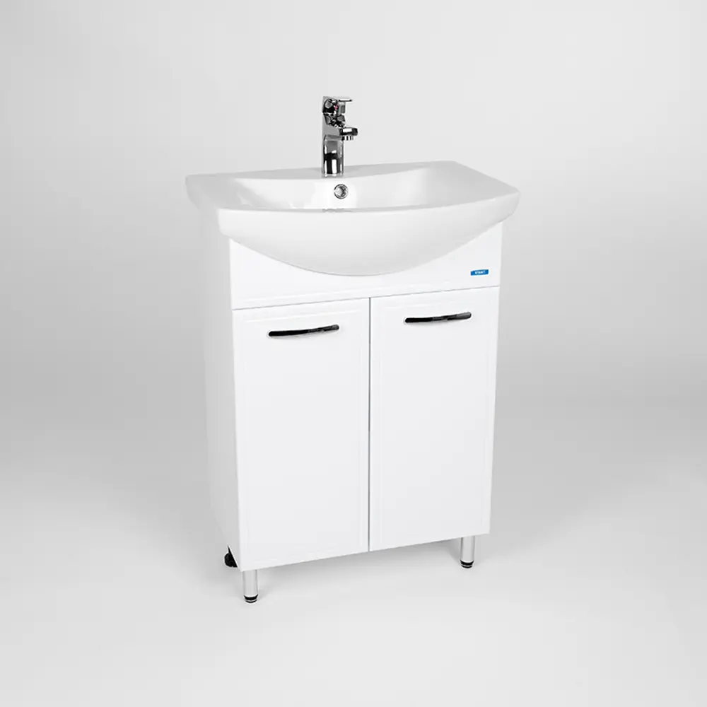 Фото 5 Тумба под раковину напольная Viant 10680 28см цвет белый Фото 5 Тумба под раковину напольная Viant 10680 28см цвет белый