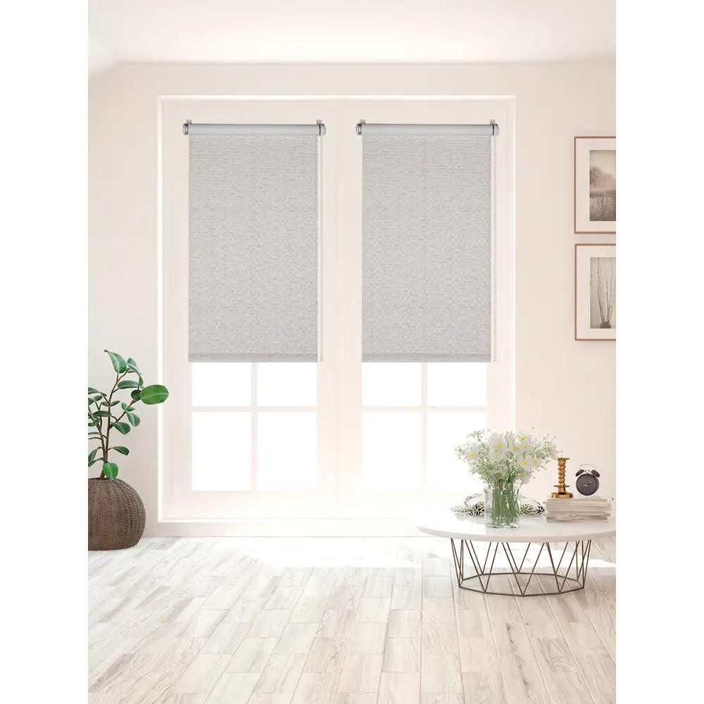 Фото 3 Рулонная штора Decofest Блэкаут Баунти 60x160 см цвет бежевый мини 149.729