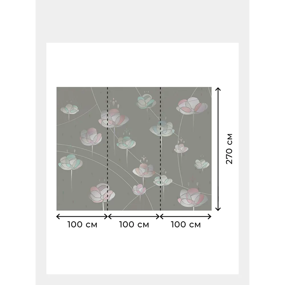 Фото 5 Фотообои флизелиновые 3D Verol 300x283 см Цветы 45-ФФО-05487-2 Фото 5 Фотообои флизелиновые 3D Verol 300x283 см Цветы 45-ФФО-05487-2