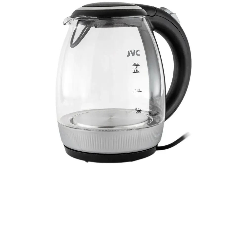 Фото 3 Электрический чайник Jvc Jk-ke1516 1.7 л стекло цвет черный Фото 3 Электрический чайник Jvc Jk-ke1516 1.7 л стекло цвет черный