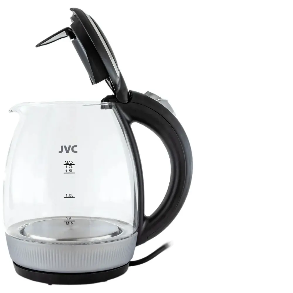 Фото 5 Электрический чайник Jvc Jk-ke1516 1.7 л стекло цвет черный Фото 5 Электрический чайник Jvc Jk-ke1516 1.7 л стекло цвет черный