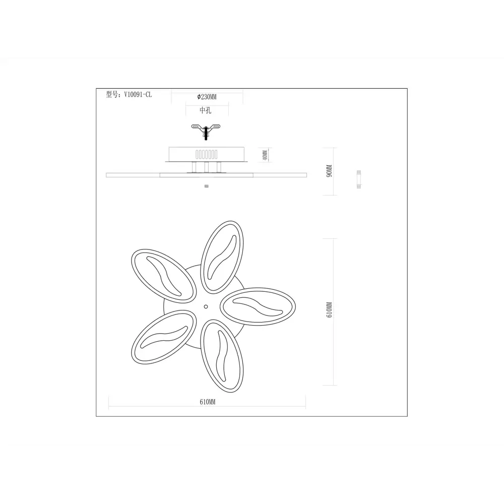 Фото 3 Люстра потолочная светодиодная MODERLI V10091-CL SELENA 20 м² холодный белый свет цвет белый Фото 3 Люстра потолочная светодиодная MODERLI V10091-CL SELENA 20 м² холодный белый свет цвет белый