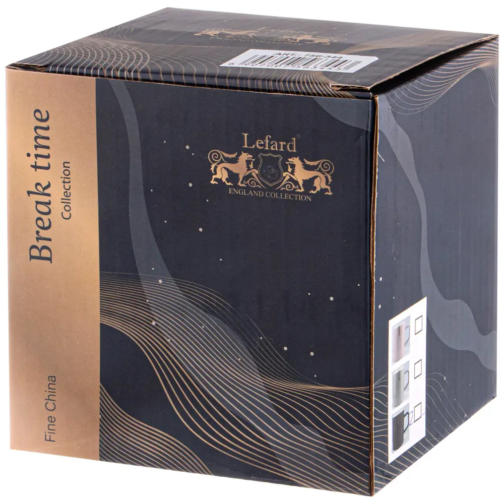 Фото 3 Кружка 380 мл Lefard Break time фарфор цвет коричневый