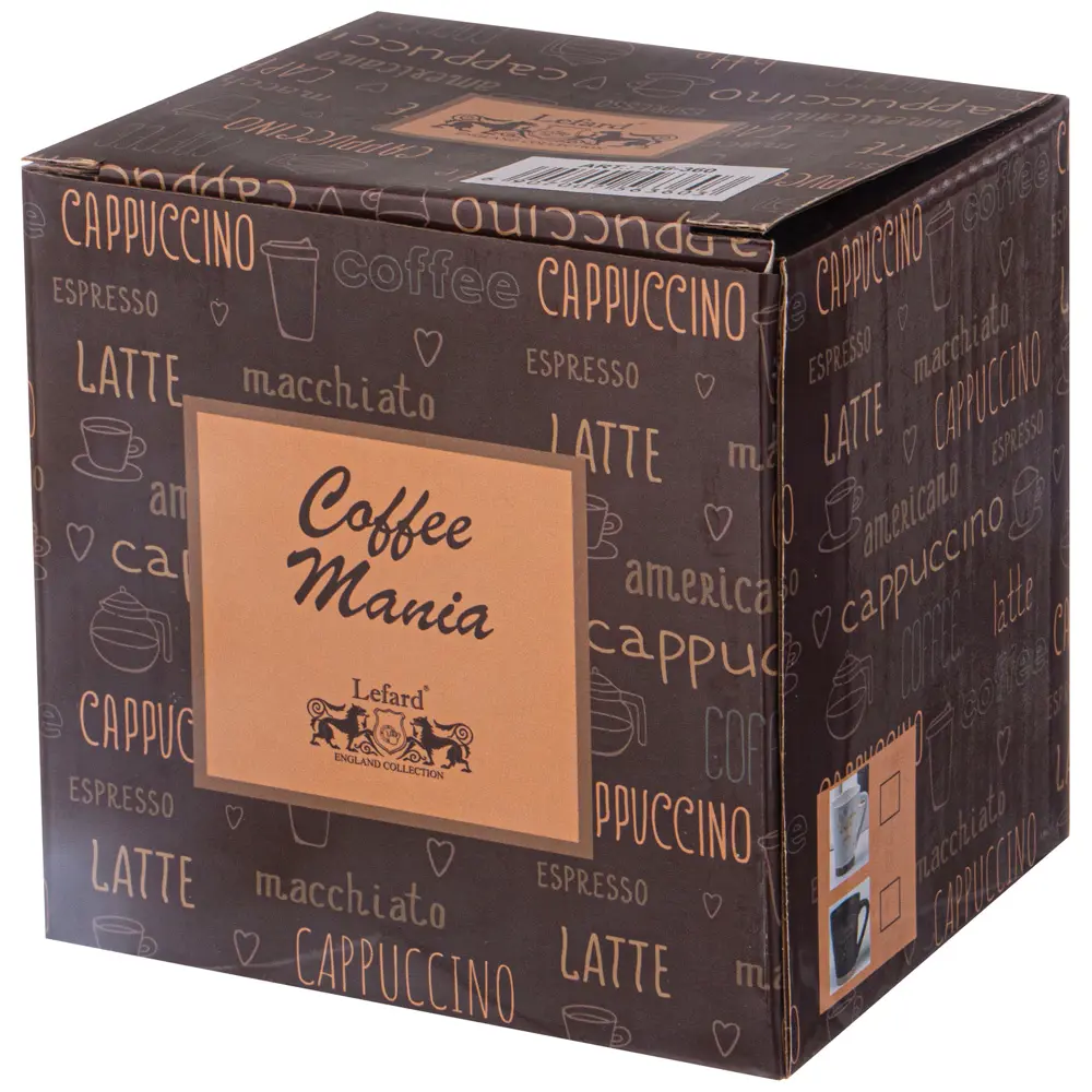Фото 3 Кружка 400 мл Lefard Coffee Mania фарфор цвет белый/розовый Фото 3 Кружка 400 мл Lefard Coffee Mania фарфор цвет белый/розовый