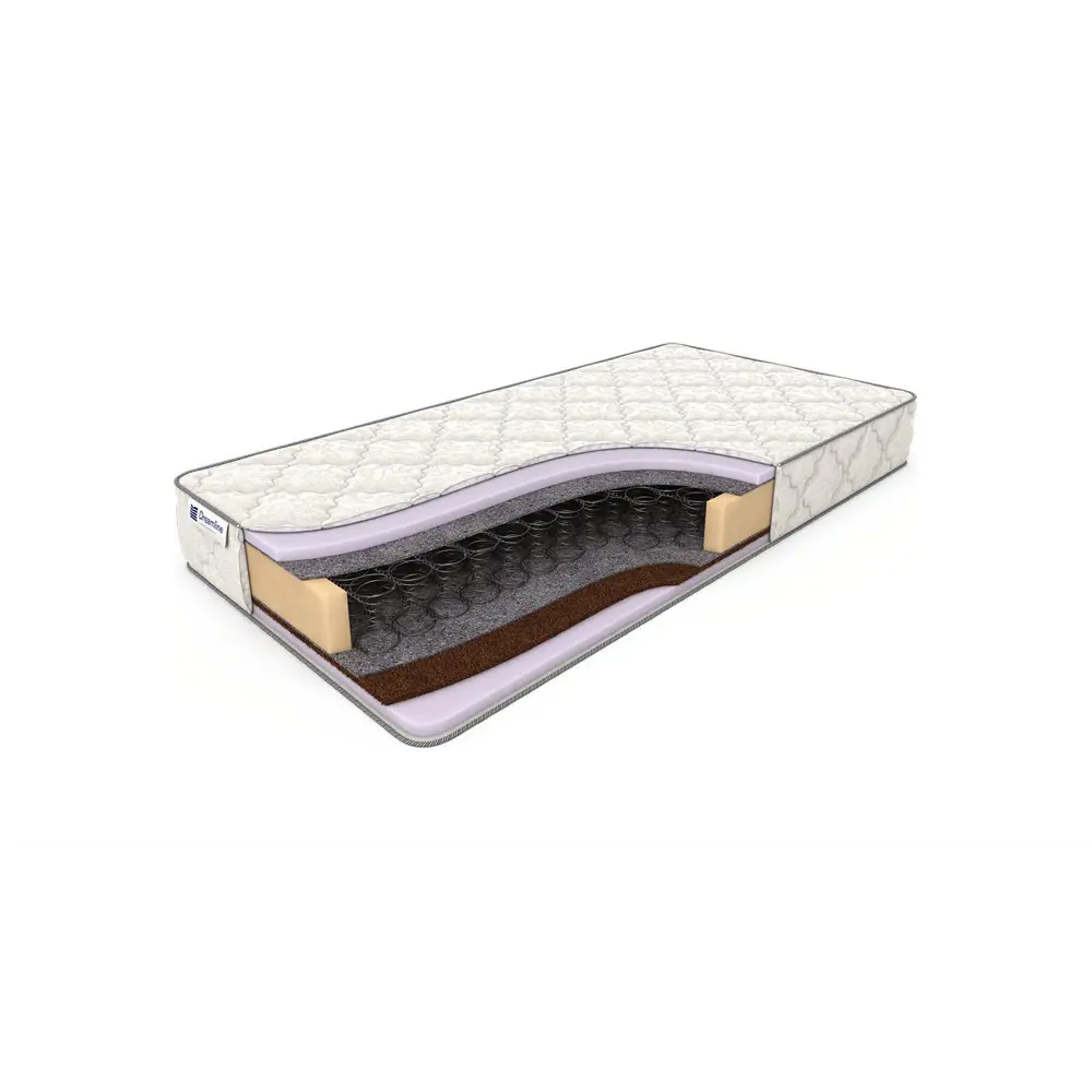 Фото Матрас Dreamline 45191, 90x170 см, зависимый пружинный блок, односпальный Фото Матрас Dreamline 45191, 90x170 см, зависимый пружинный блок, односпальный