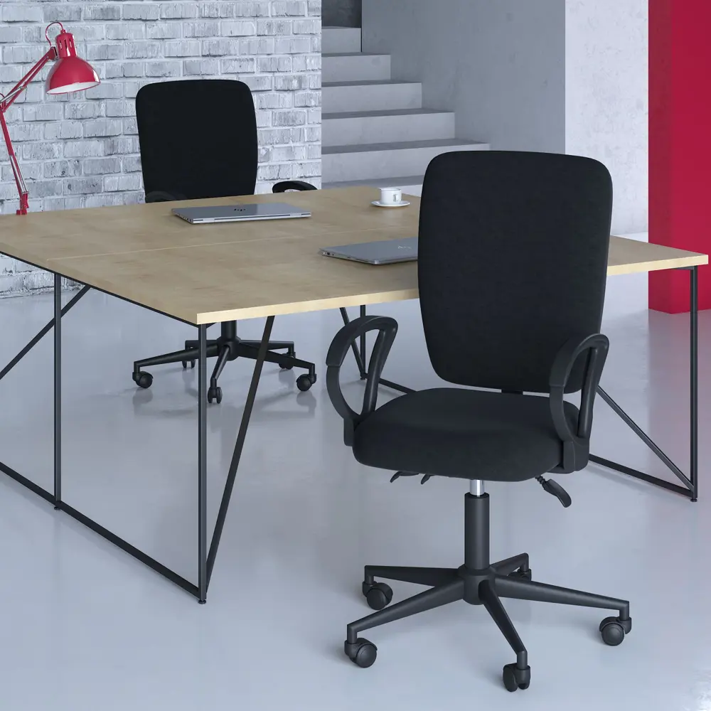 Фото 7 Офисное кресло Chairman 9801 ткань цвет черный Фото 7 Офисное кресло Chairman 9801 ткань цвет черный