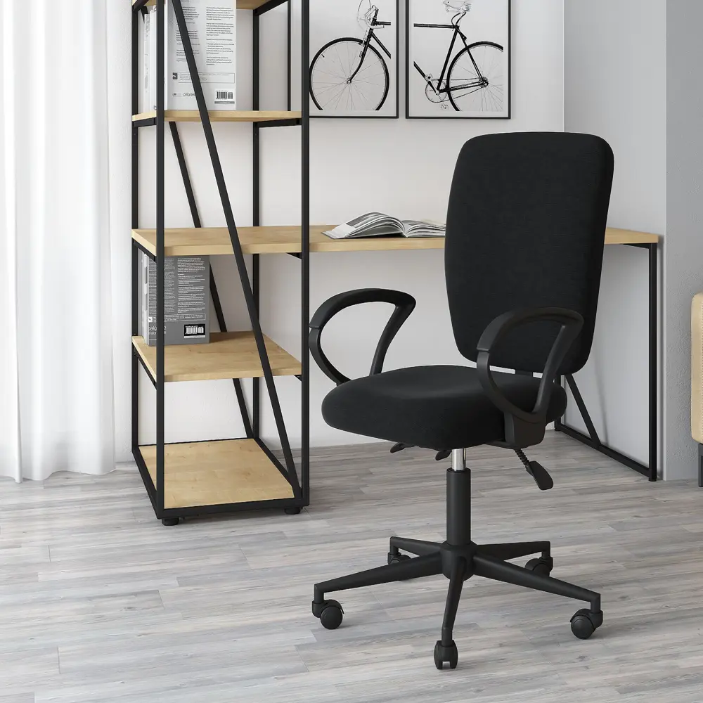 Фото 6 Офисное кресло Chairman 9801 ткань цвет черный Фото 6 Офисное кресло Chairman 9801 ткань цвет черный