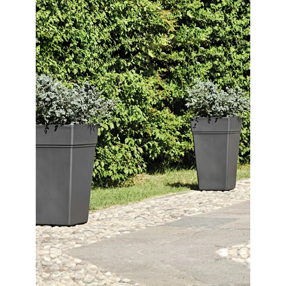 Фото 5 Горшок цветочный 28123065005 Teraplast 38 см 21 л пластик темно-серый Фото 5 Горшок цветочный 28123065005 Teraplast 38 см 21 л пластик темно-серый