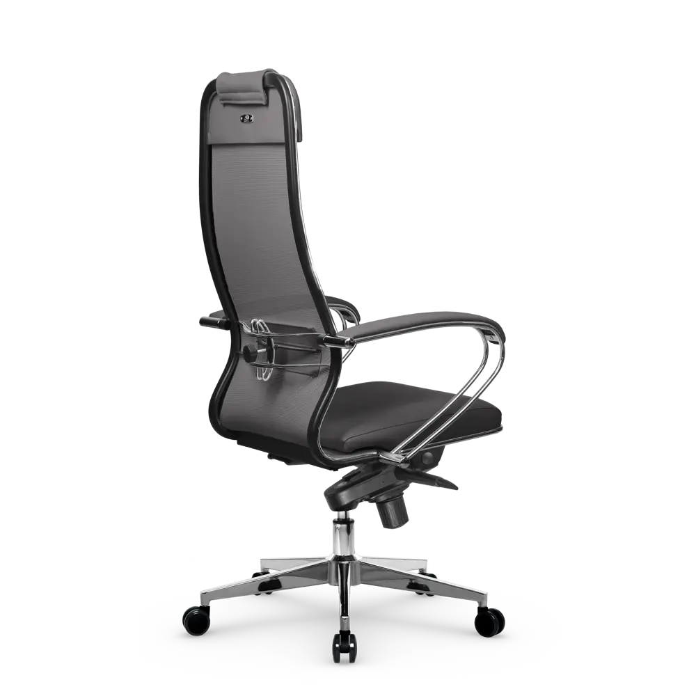 Фото Офисное кресло Метта Samurai comfort экокожа цвет серый Фото Офисное кресло Метта Samurai comfort экокожа цвет серый