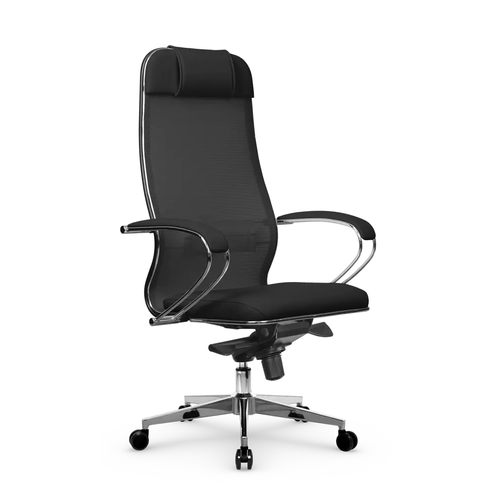 Фото 3 Офисное кресло Метта Samurai comfort экокожа цвет черный Фото 3 Офисное кресло Метта Samurai comfort экокожа цвет черный