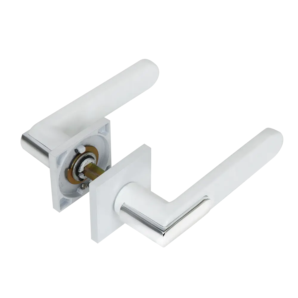 Фото Дверные ручки Edson EDS-178H-Q2, цвет белый