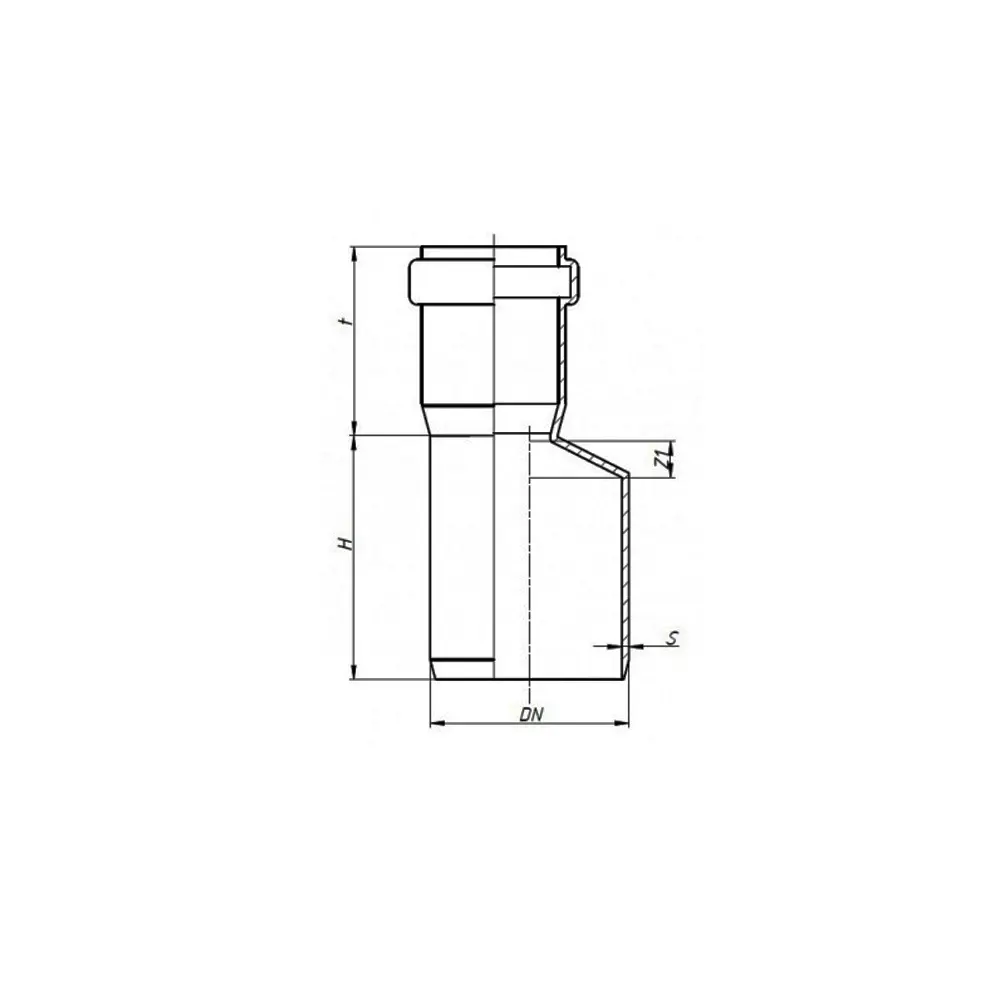 Фото 2 Редукция Ostendorf HTR 160/125 мм