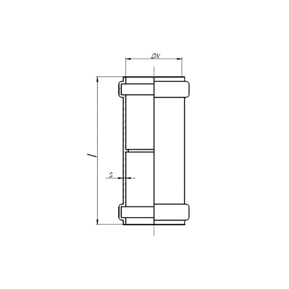 Фото 2 Муфта двойная Ostendorf HTMM 125мм Фото 2 Муфта двойная Ostendorf HTMM 125мм