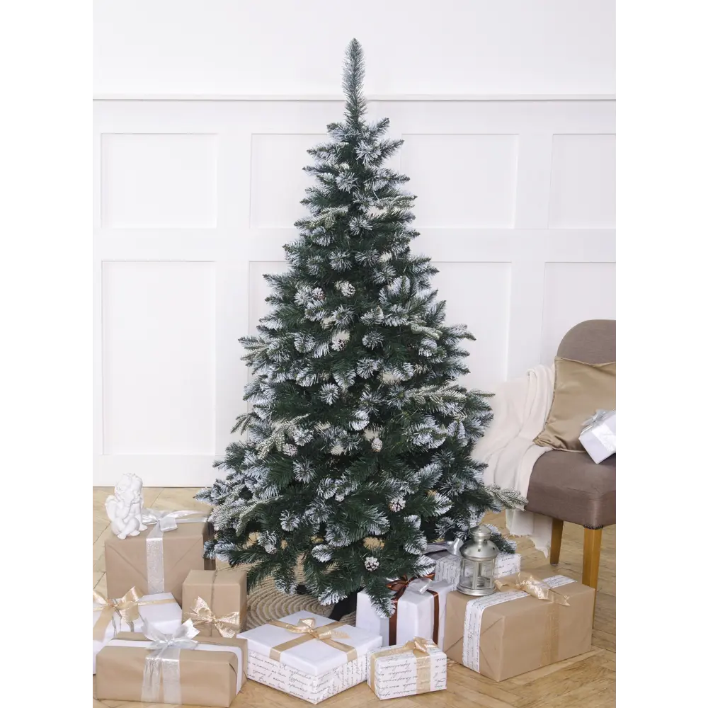 Фото 4 Ель новогодняя искусственная Dyliuk&c 547397a0 Валенсия заснеженная 200 см Фото 4 Ель новогодняя искусственная Dyliuk&c 547397a0 Валенсия заснеженная 200 см