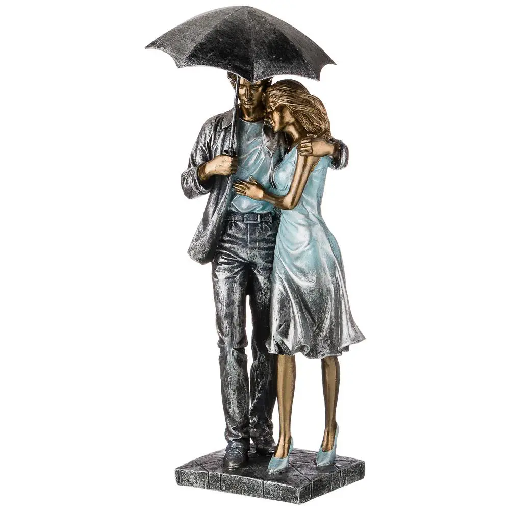 Фото Декоративная статуэтка "Влюбленные" 17x16x39 см
