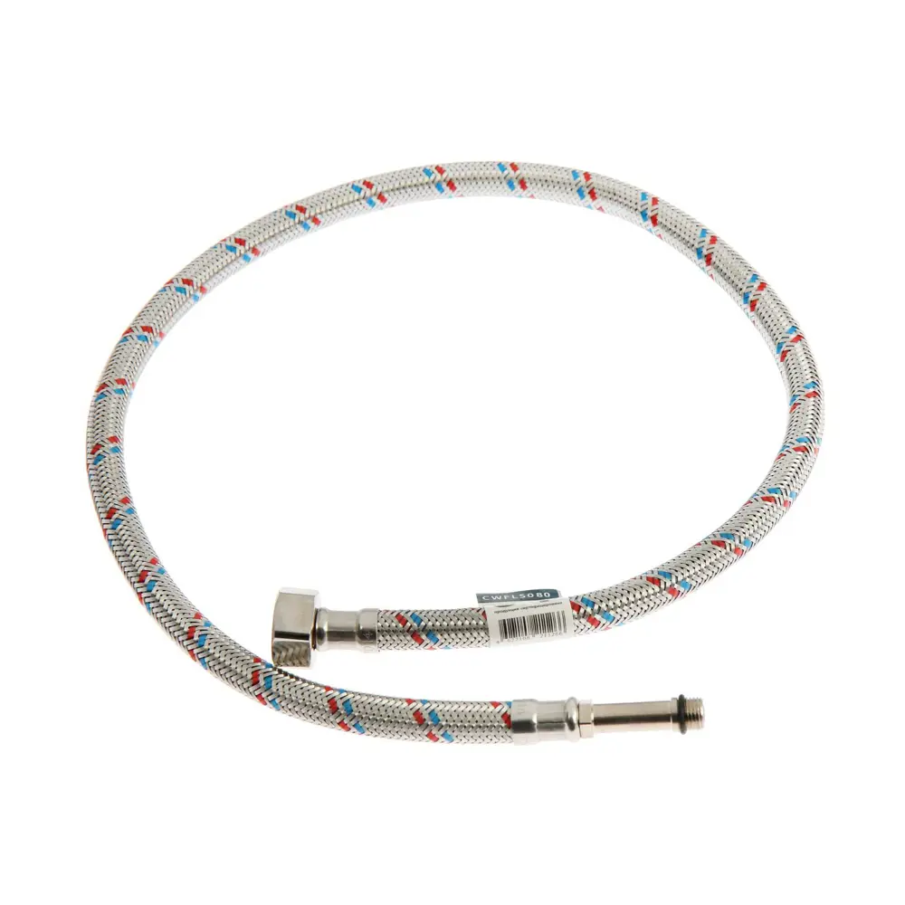 Фото Подводка для смесителя СТМ 1/2" x M10 80 см длинный штуцер Фото Подводка для смесителя СТМ 1/2" x M10 80 см длинный штуцер