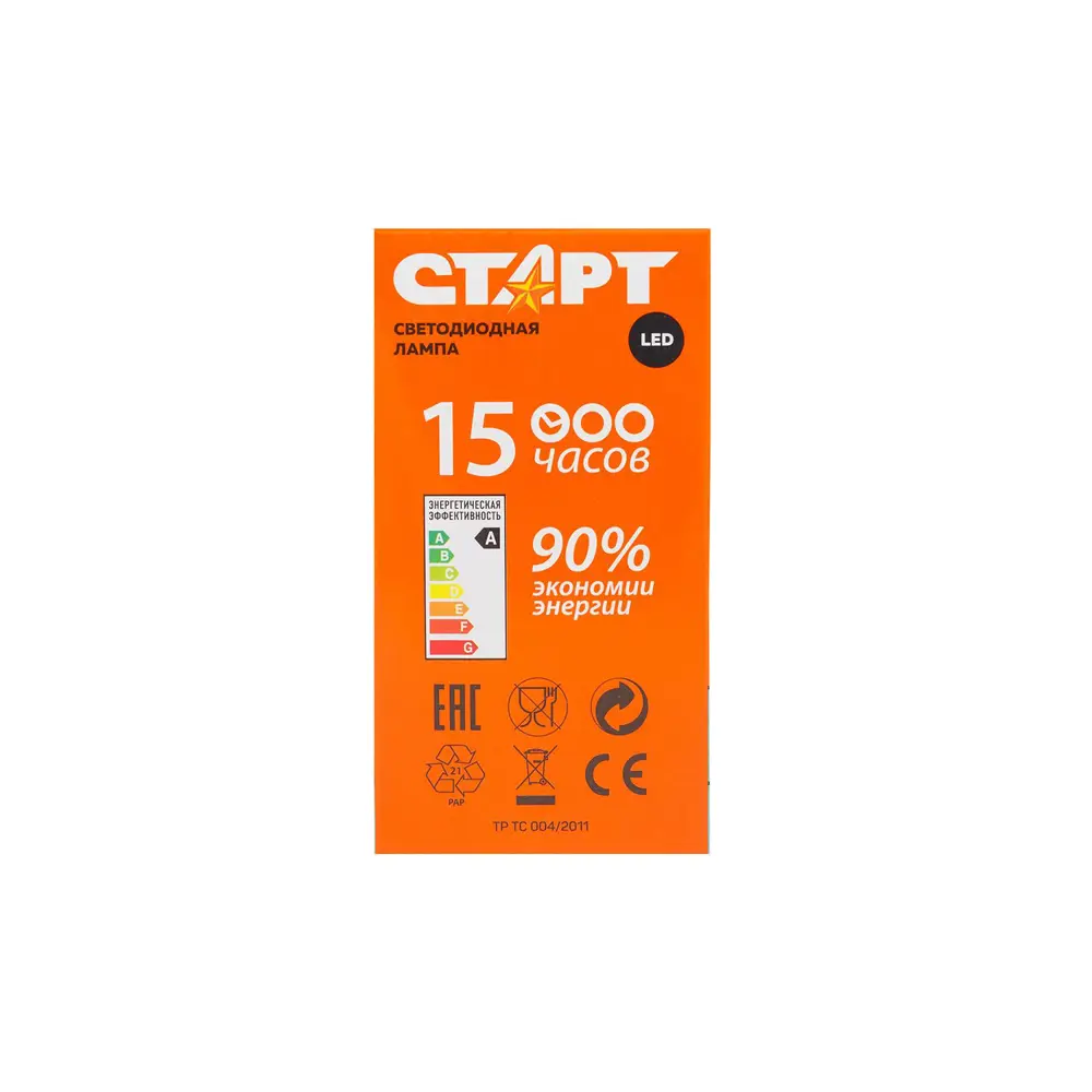 Фото 9 Набор ламп СТАРТ СТАРТ ECO LEDGLSE27 20W 40 (упак.5) E27 220-240 В 20 Вт груша матовая 1600 Лм холодный белый свет 5 шт Фото 9 Набор ламп СТАРТ СТАРТ ECO LEDGLSE27 20W 40 (упак.5) E27 220-240 В 20 Вт груша матовая 1600 Лм холодный белый свет 5 шт
