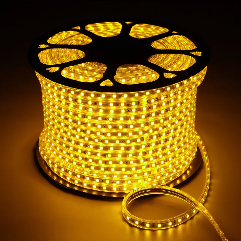 Фото 5 Светодиодная лента ECOLA 5453955 S2BxyyESB SMD 5050 60 диод/1440 Вт/м 220 В IP68 100 м желтый свет Фото 5 Светодиодная лента ECOLA 5453955 S2BxyyESB SMD 5050 60 диод/1440 Вт/м 220 В IP68 100 м желтый свет