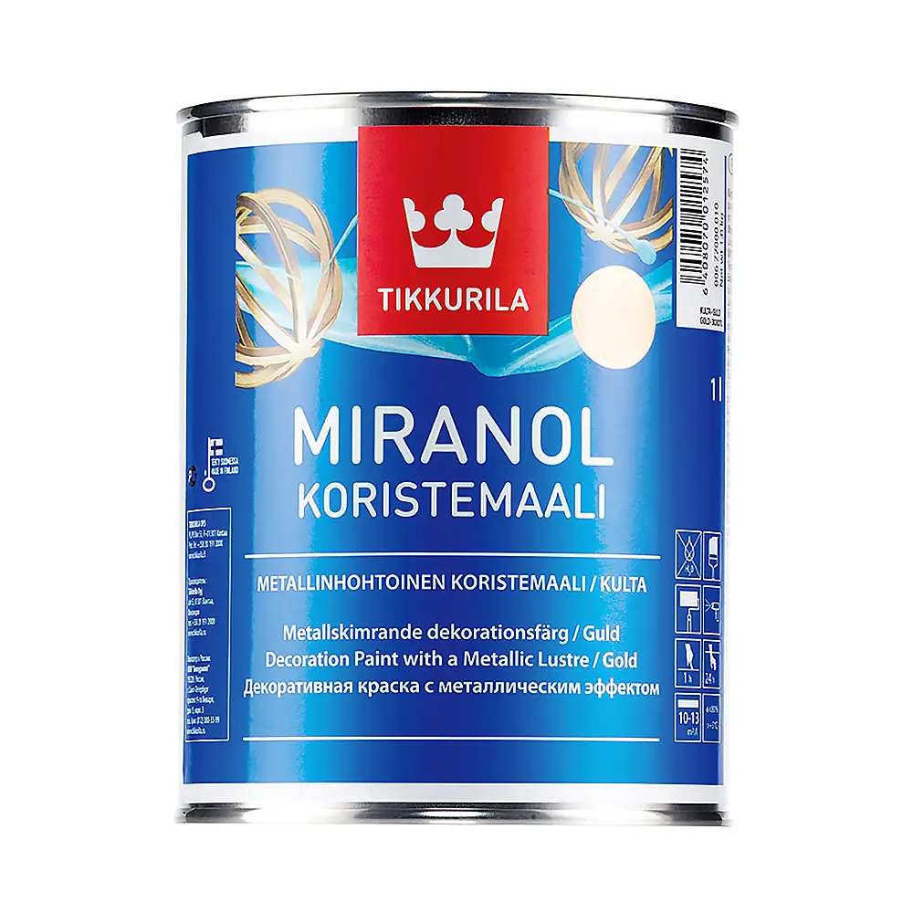 Фото Краска TIKKURILA MIRANOL База A цвет белый 1 л Фото Краска TIKKURILA MIRANOL База A цвет белый 1 л