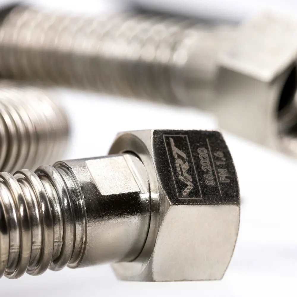 Фото 3 Подводка газовая сильфонная VRT 180 см x 1/2" внутренняя/внутренняя резьба Фото 3 Подводка газовая сильфонная VRT 180 см x 1/2" внутренняя/внутренняя резьба