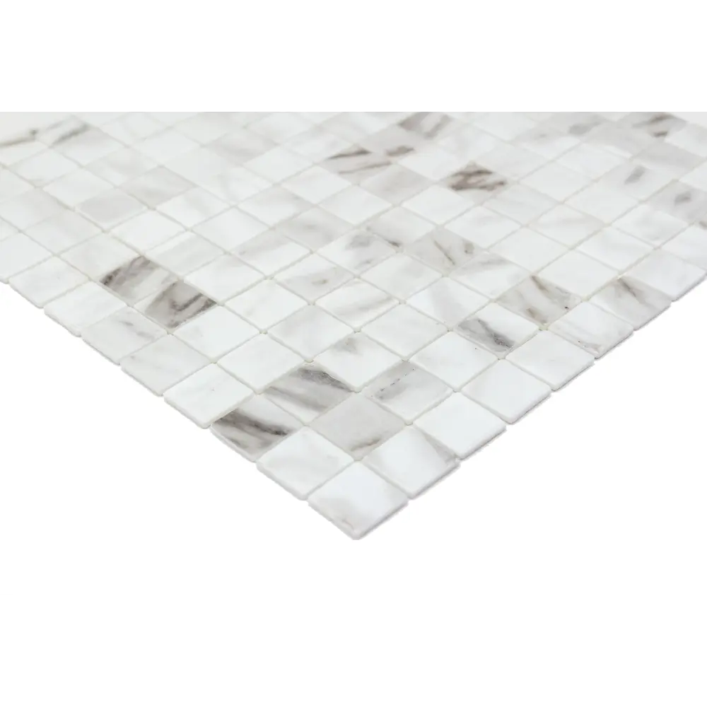 Фото 4 Мозаика Marble Antislip стекломасса 31.1x4.9 см цвет белый Фото 4 Мозаика Marble Antislip стекломасса 31.1x4.9 см цвет белый