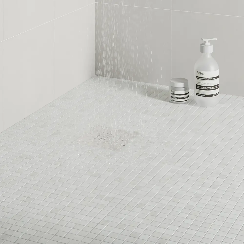 Фото 8 Мозаика Marble Grey Antislip стекломасса 31.1x5.3 см цвет бежевый Фото 8 Мозаика Marble Grey Antislip стекломасса 31.1x5.3 см цвет бежевый