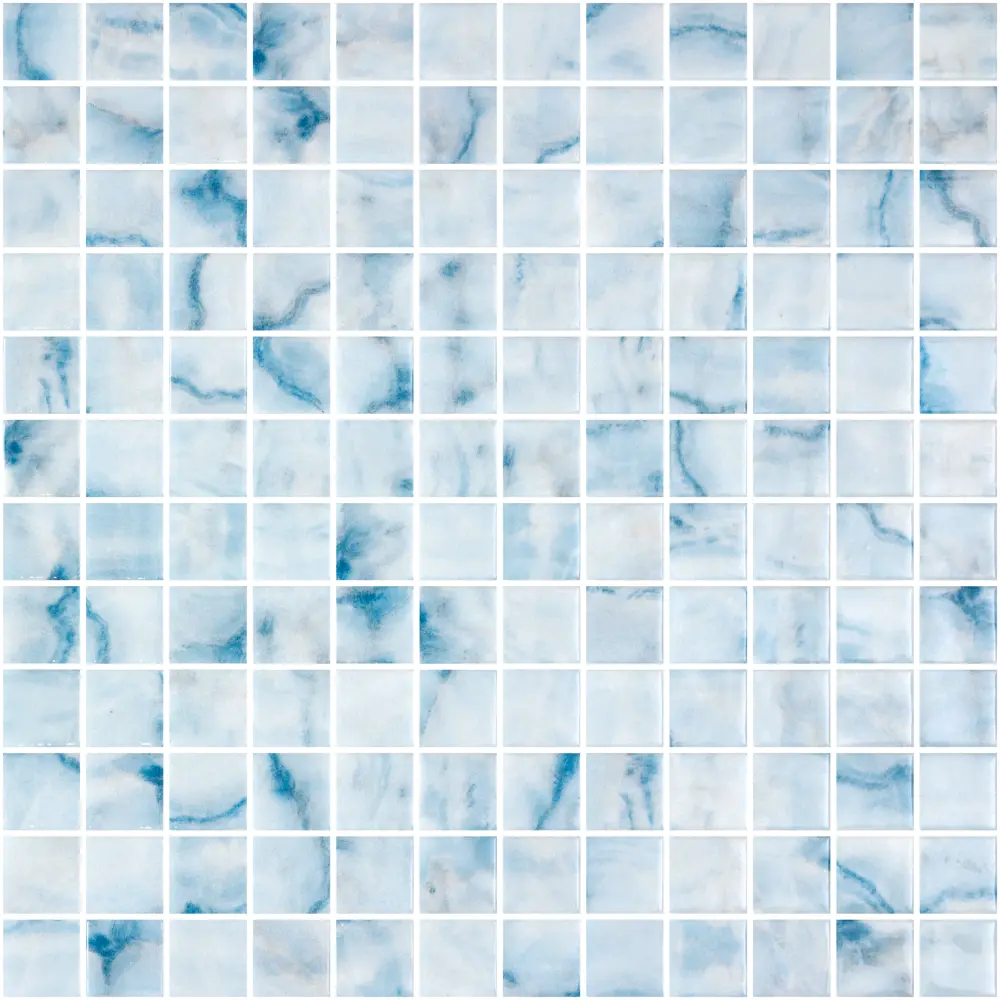 Фото 3 Мозаика Pietra Maureen стекломасса 31.1x4.9 см цвет синий Фото 3 Мозаика Pietra Maureen стекломасса 31.1x4.9 см цвет синий
