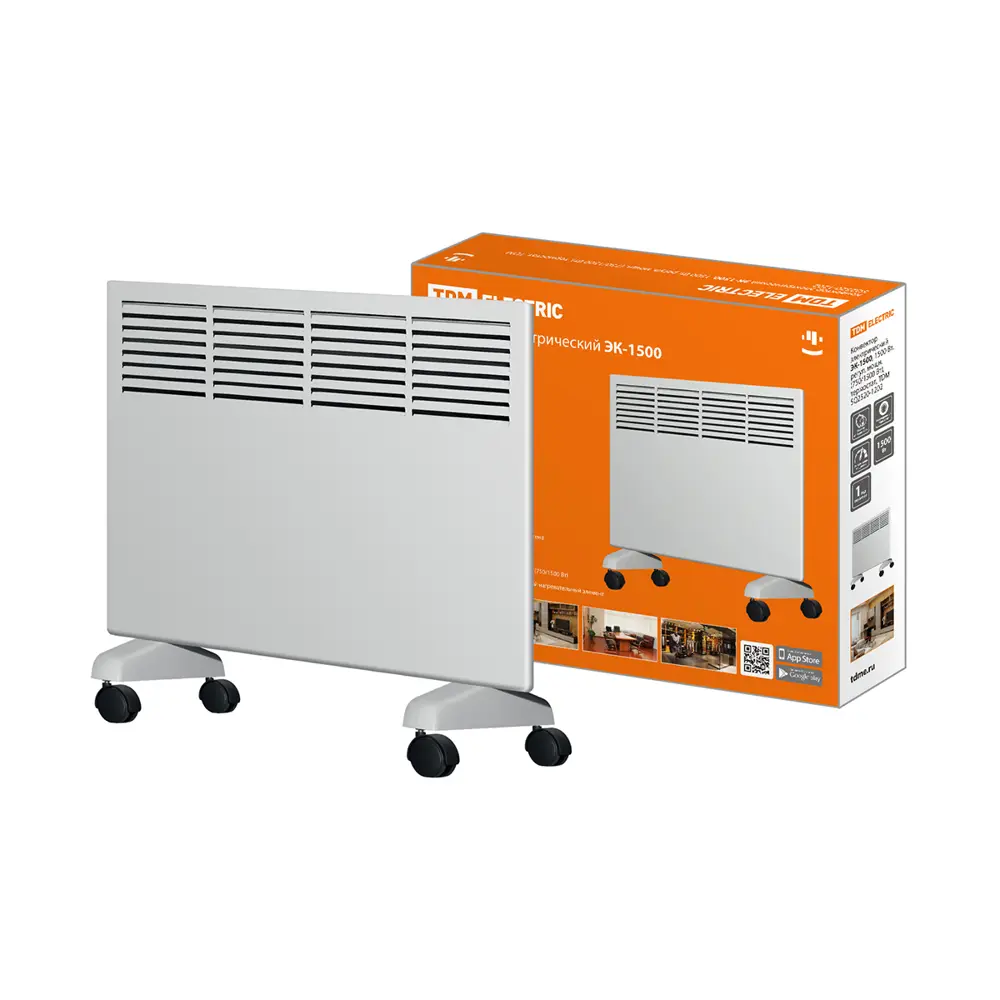 Фото Конвектор электрический Tdm electric SQ2520-1202 с механическим термостатом 1500 Вт Фото Конвектор электрический Tdm electric SQ2520-1202 с механическим термостатом 1500 Вт