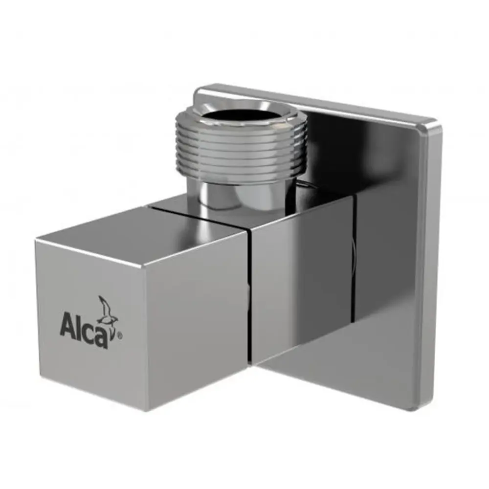 Фото Вентиль угловой AlcaPlast ARV004 1/2"×1/2" квадратный Фото Вентиль угловой AlcaPlast ARV004 1/2"×1/2" квадратный