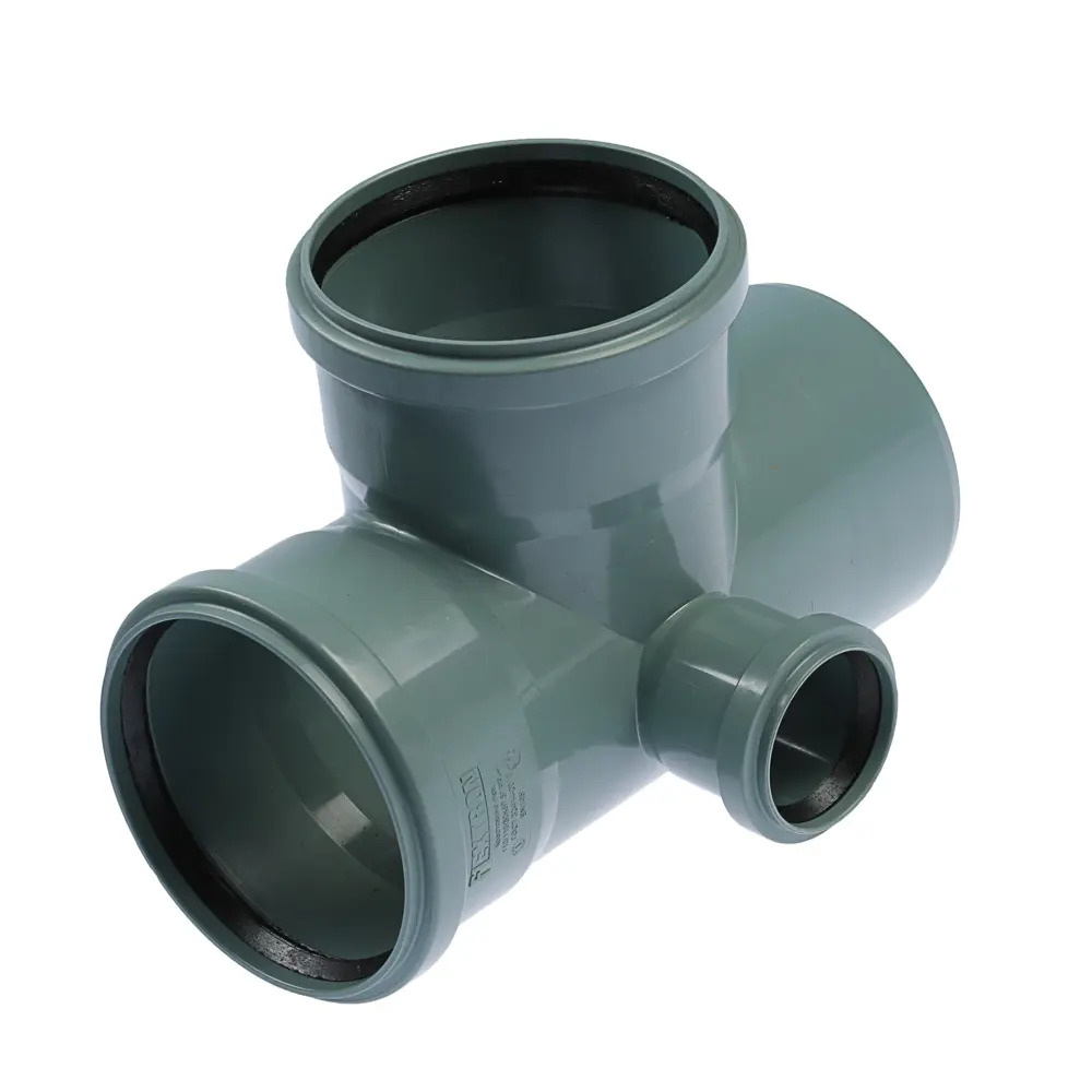 Фото Крестовина канализационная Flextron 110x110x50 мм 87.5° левая Фото Крестовина канализационная Flextron 110x110x50 мм 87.5° левая